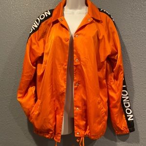 Bright orange Bomber jacket